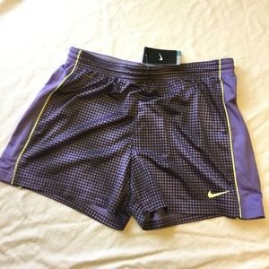 NWT Nike Dri-Fit Shorts Purple L